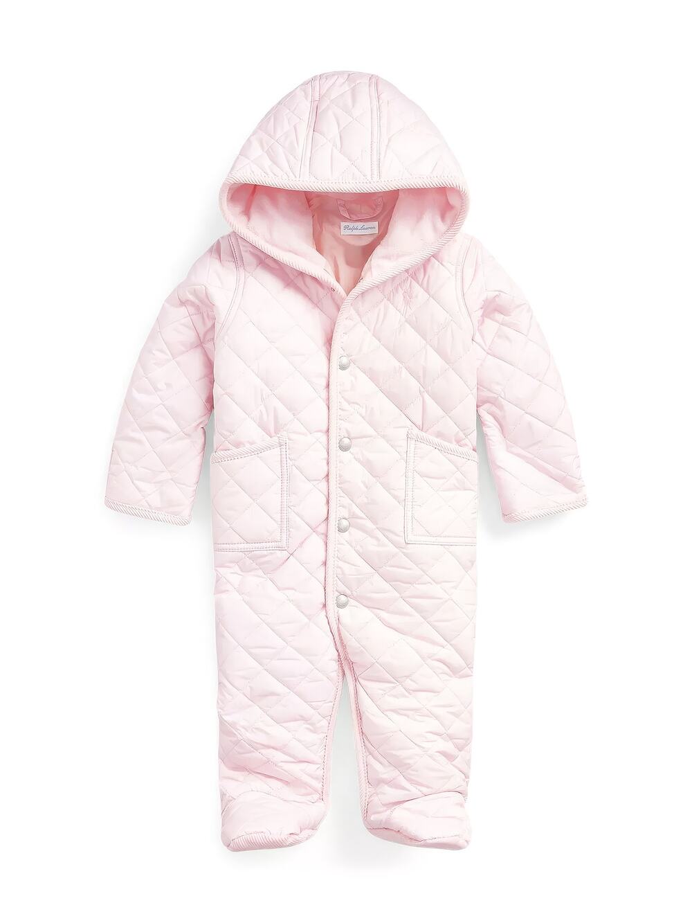 Polo Ralph Lauren Baby Girl Hooded Barn Bunting Pink 3M NWT $135